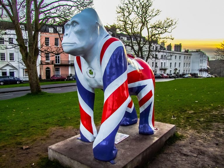 gorilla, statue, bristol, bristol, bristol, bristol, bristol, bristol