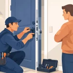 Multi-Point Door Lock Repair for Stiff Doors